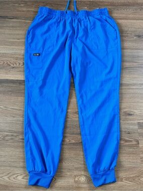 KOI by Kathy Peterson Women's Royal Blue Jogger Scrub Pants